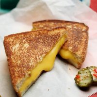 Basic grilled cheese sandwich