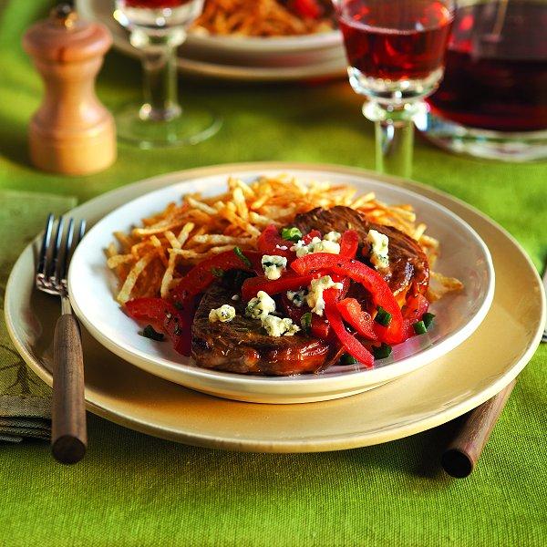 French bistro steak & tomatoes