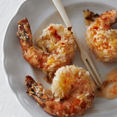 Chili-coconut shrimp