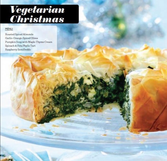 Vegetarian holiday recipes, Christmas recipes