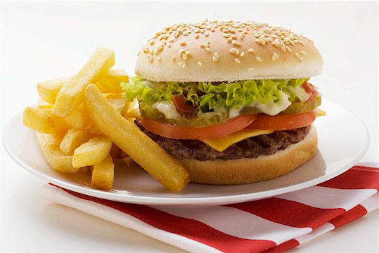 fast food, burger, fries, unhealthy, food. obesity
