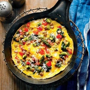 Lentils in an omelette? Their flavourand texture add dimension - and a hitof healthy folate to boot.