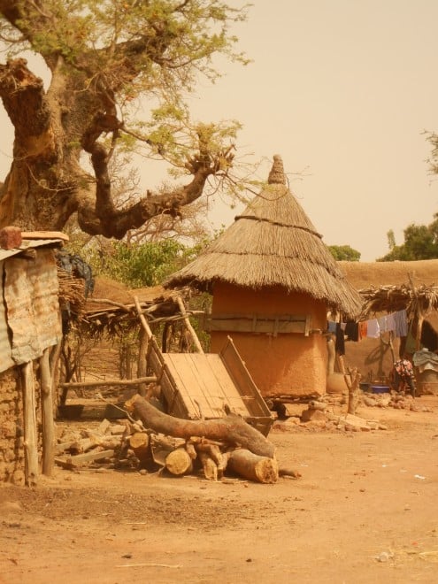 mud huts, Mali, West Africa