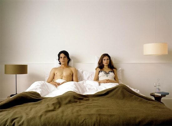 Couple in bed together