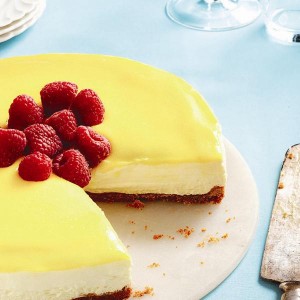 No-bake lemon mascarpone cheesecake