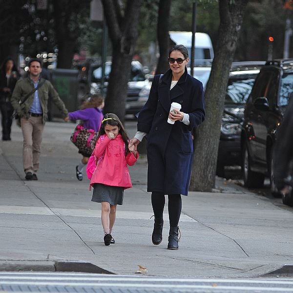 Katie Holmes and Suri in New York October