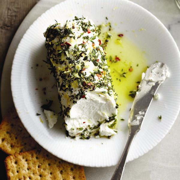 Herbed goat cheese