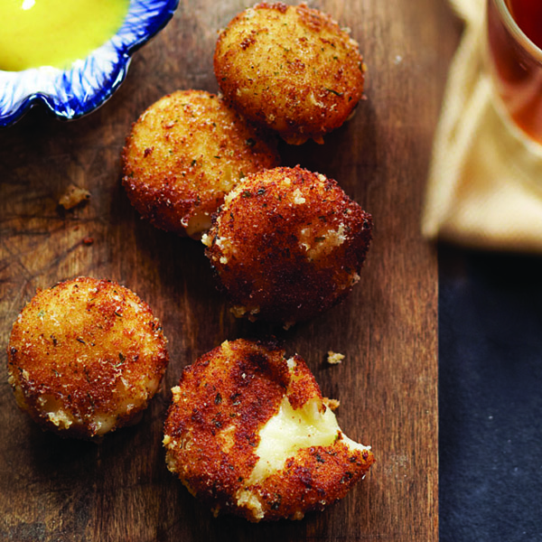 Fried cheese pops