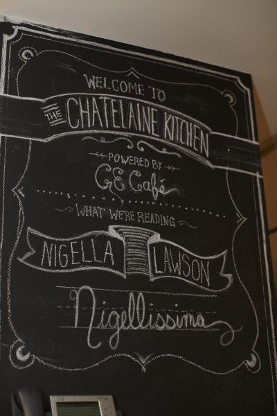 Welcome to our new kitchen Nigella!