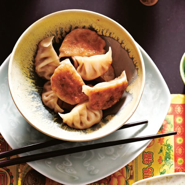 Chinese five-spice pork dumplings