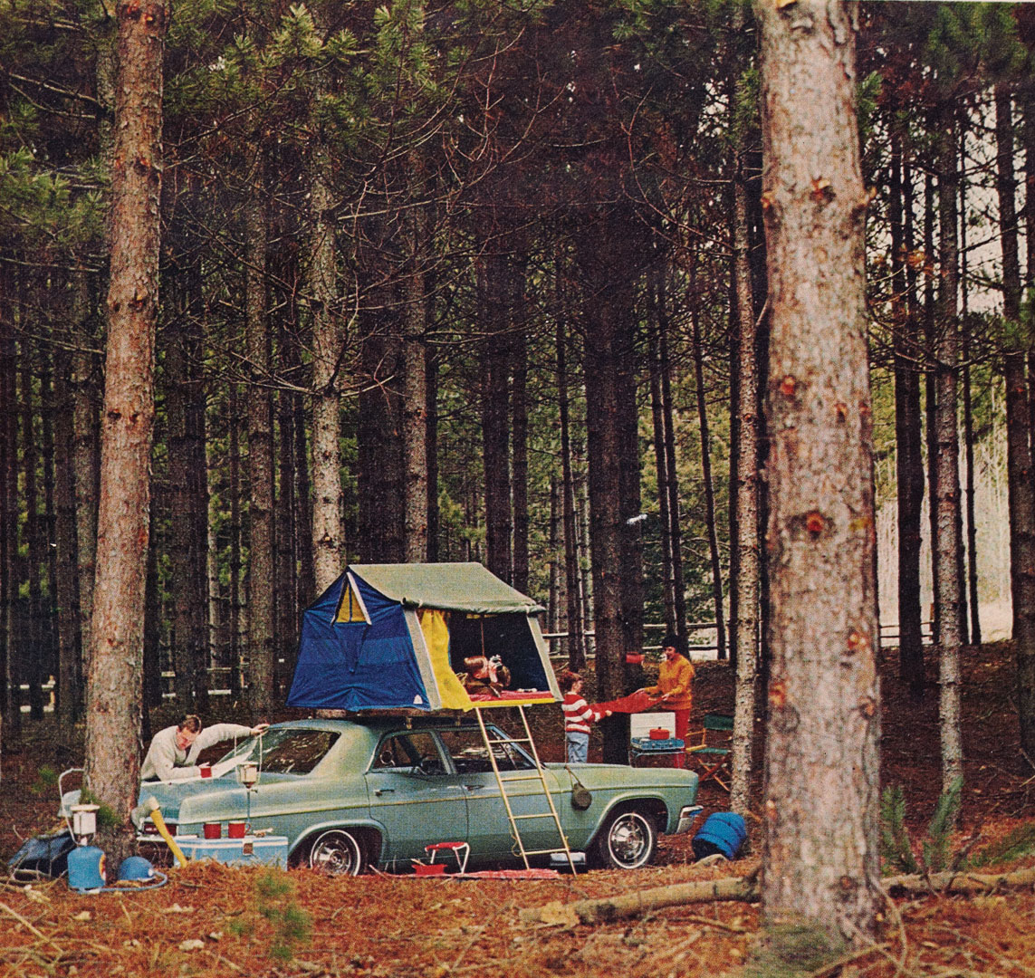 What glamping was like in 1966