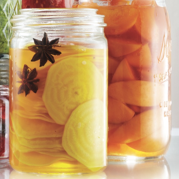 pickled yellow beets