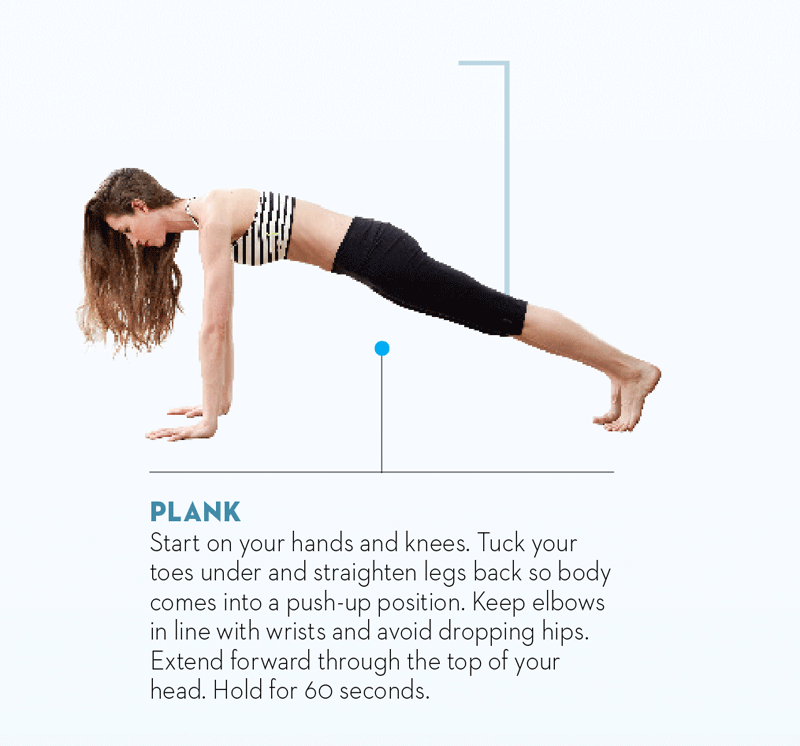 Tara-Stiles-yoga-workout-for-strength-plank-pose
