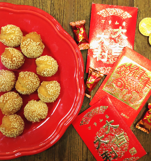 How to make smiling sesame-ball cookies for Chinese New Year