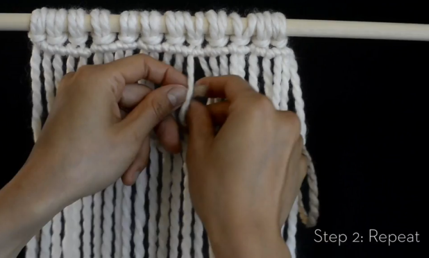 Macrame weaving how to DIY