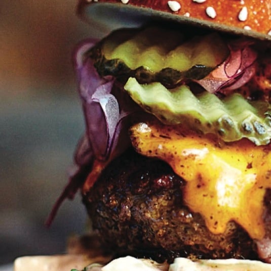 Jamie Oliver's Insanity burger