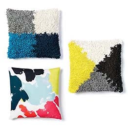 9 punchy throw pillows for spring