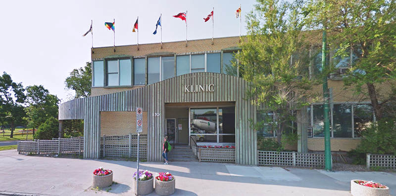 Klinic Community Health Centre in Winnipeg, Manitoba. 
