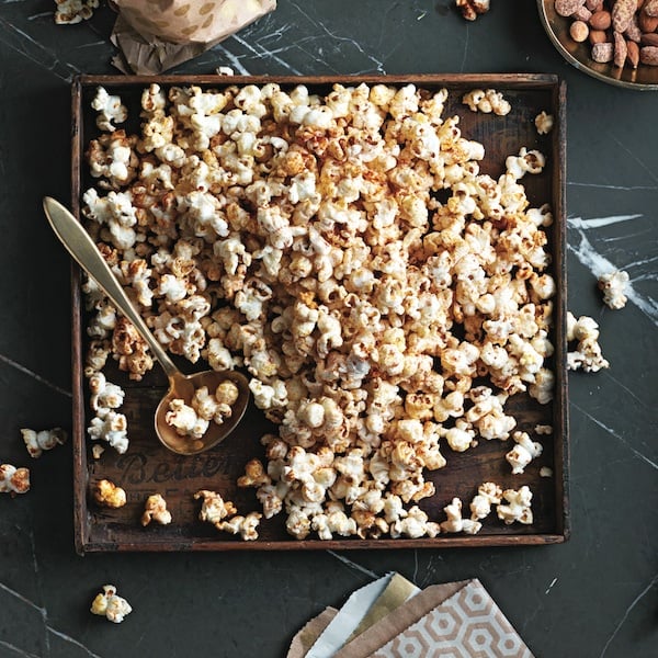 Cocktail party snacks: Sweet and smoky kettle corn