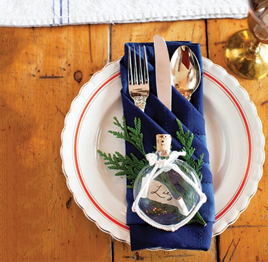Christmas tableware napkin