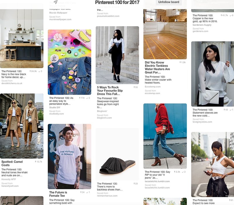 10 trends Pinterest is predicting will take over in 2017