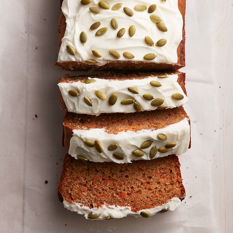 Carrot Cake Loaf with Cream Cheese Icing