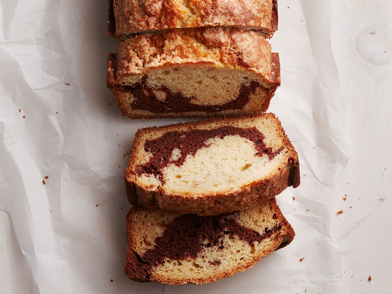 chocolate marble loaf