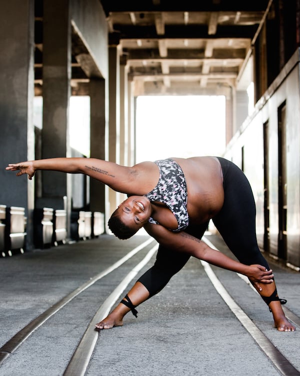 Body positive yoga teach Jessamyn Stanley