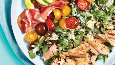 Modern tuna-cobb salad recipe