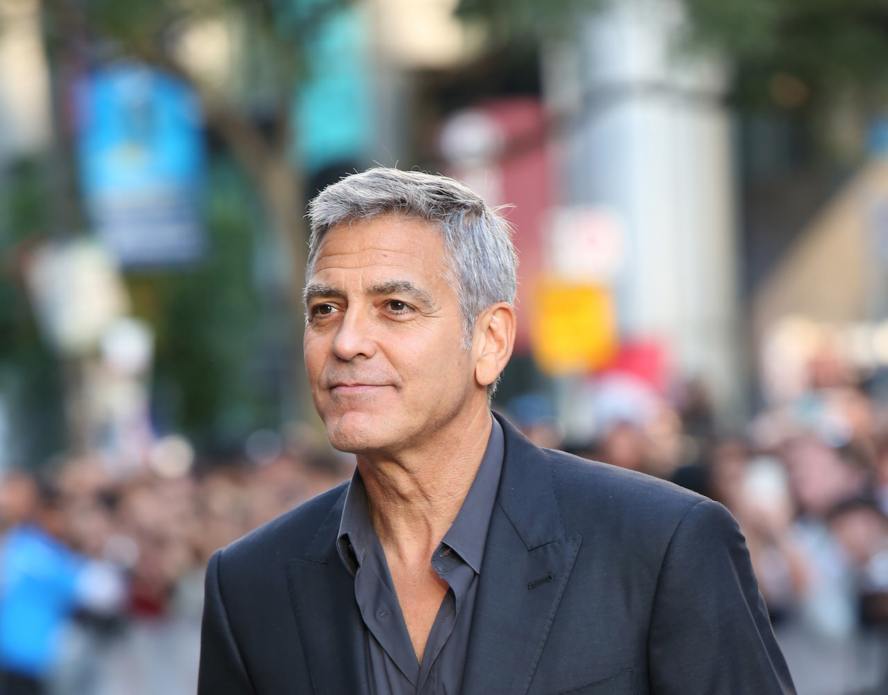 TORONTO, ON - SEPTEMBER 09: George Clooney attends the 'Suburbicon' premiere during the 2017 Toronto International Film Festival at Princess of Wales Theatre on September 9, 2017 in Toronto, Canada. (Photo by Walter McBride/FilmMagic)