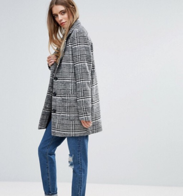 Mad Deals Of The Day: $31 Off A Tailored Check Coat At Asos - Chatelaine