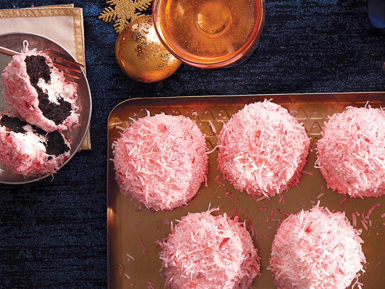 pink coconut snowballs
