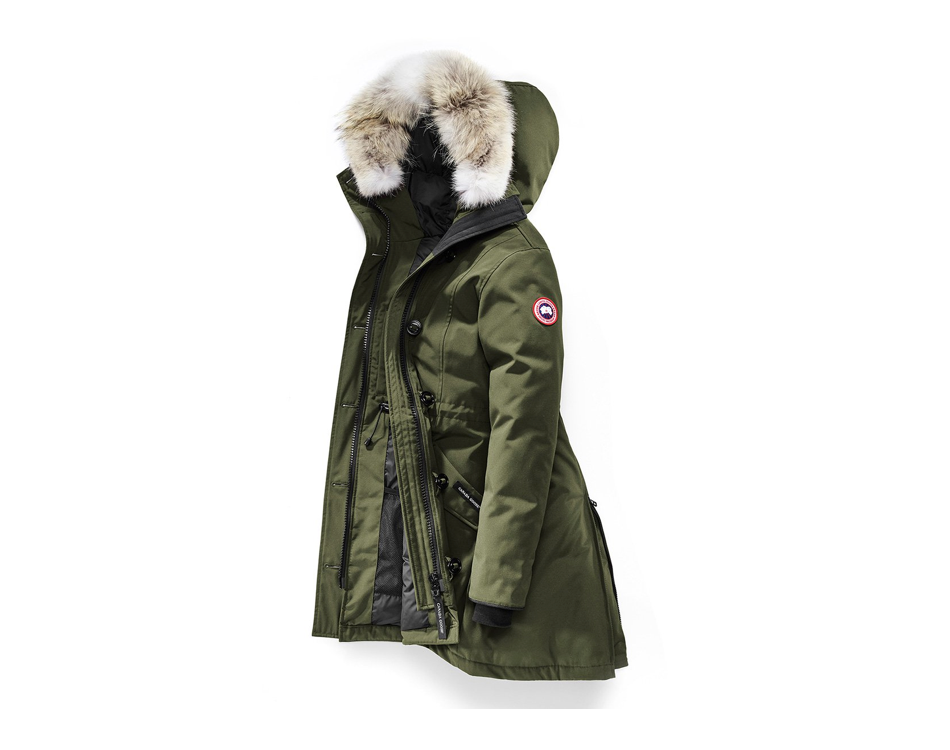 Army Green Canada Goose Down-Filled Winter Coat