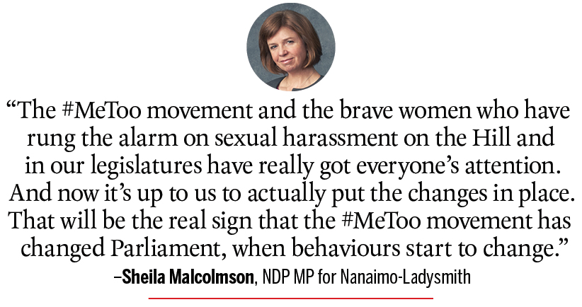 sexual harassment on parliament hill-Sheila quote