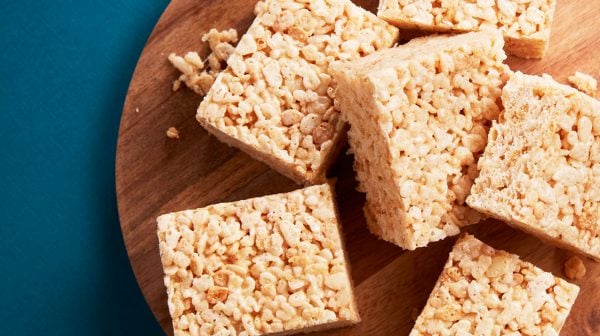Salted Brown Butter Rice-Krispies squares