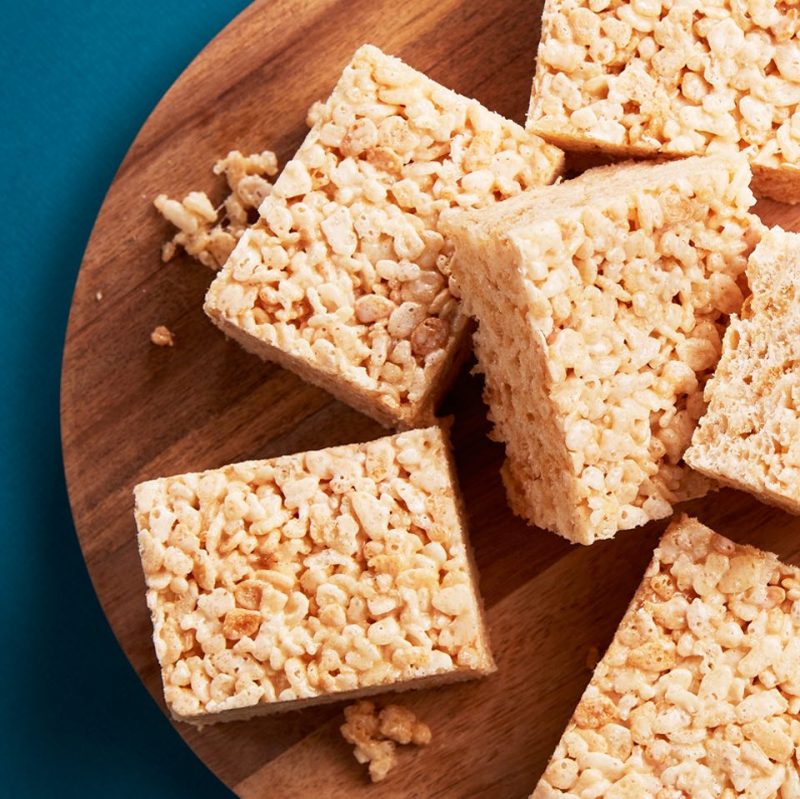 Salted Brown Butter Rice Krispies Squares