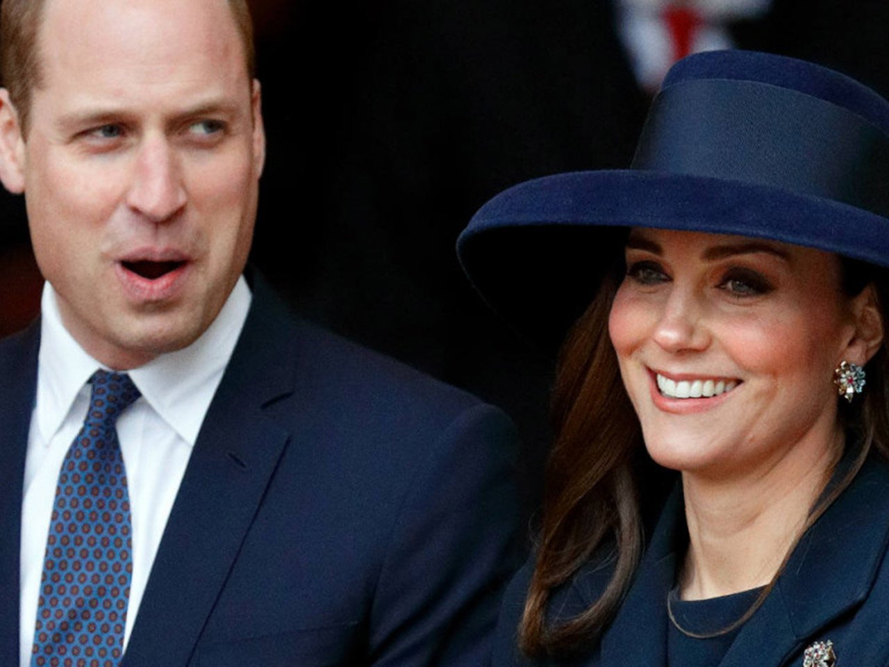 photo of prince william and duchess kate for article on whether william accidentally revealed the royal baby gender
