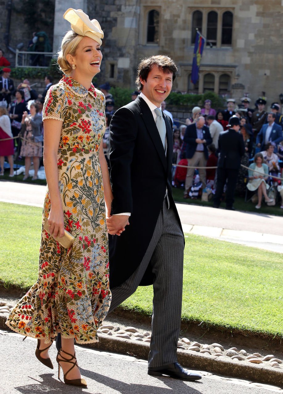Sofia Wellesley and James Blunt at royal wedding