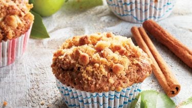 Apple streusel muffin