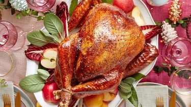Best turkey recipes: Roast turkey on a bed of salad