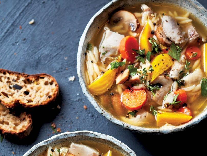 Chicken and orzo soup recipe
