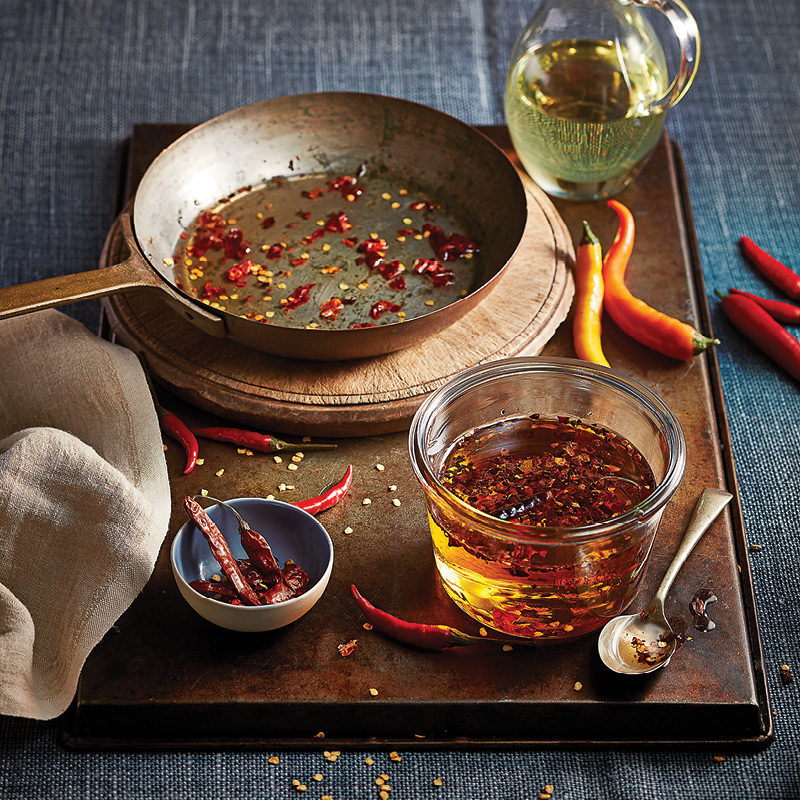 Hot red chili oil