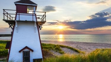 Summer forecast 2019: Sunset at Covehead Harbour lighthouse in Prince Edward Island