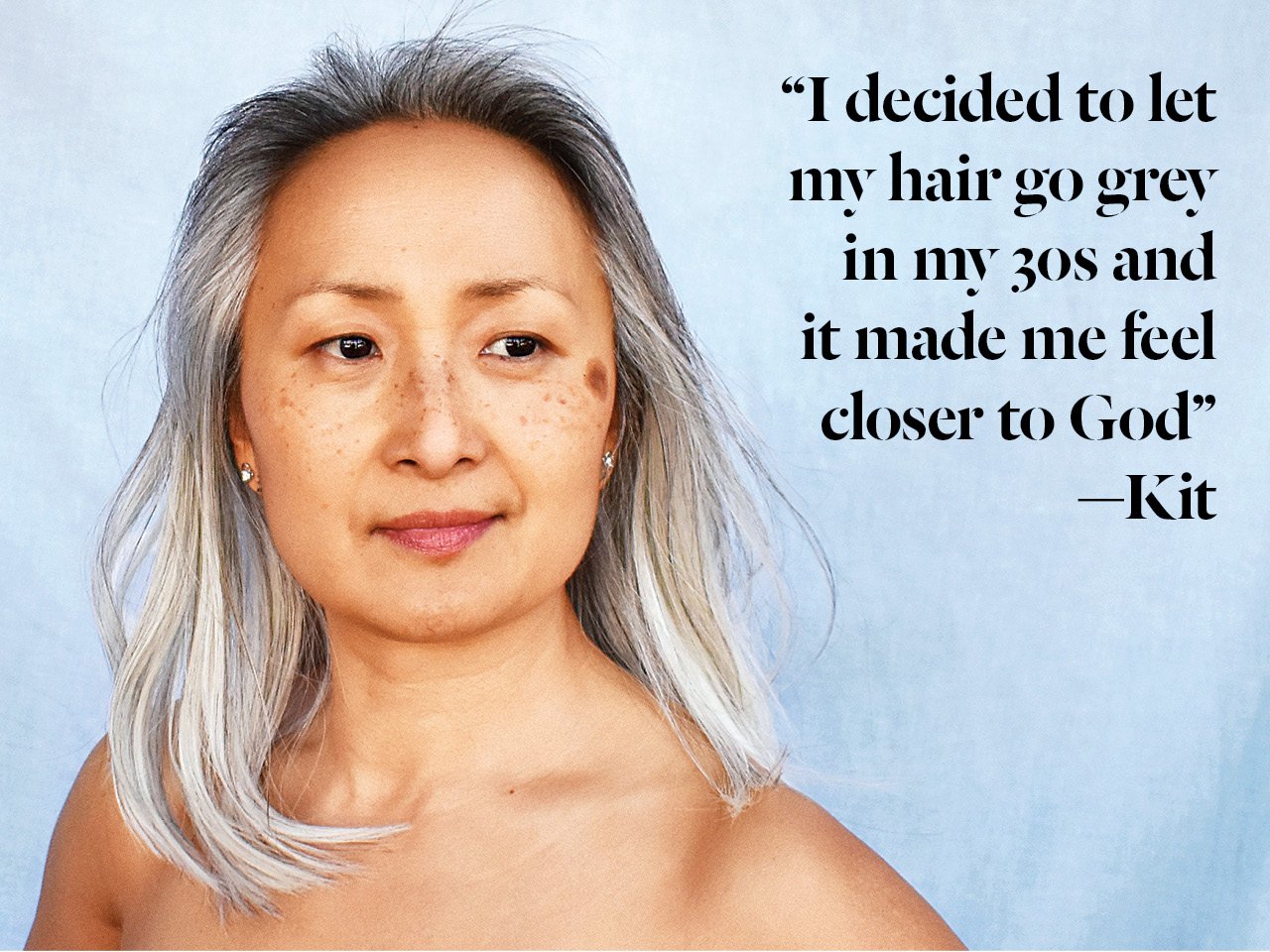 Premature Grey Hair: Why I Decided to Go Grey In My Thirties | Chatelaine