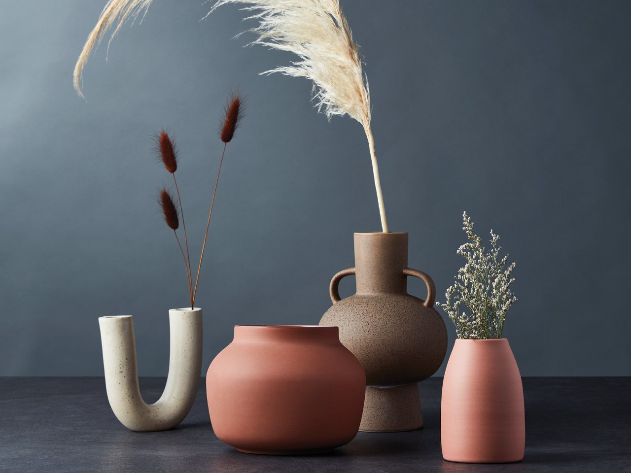 The best vases to cluster for fall decorating.