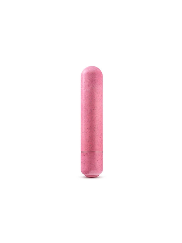 A pink, fully biodegradable bulletvibrator