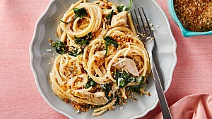 Spinach and artichoke pasta