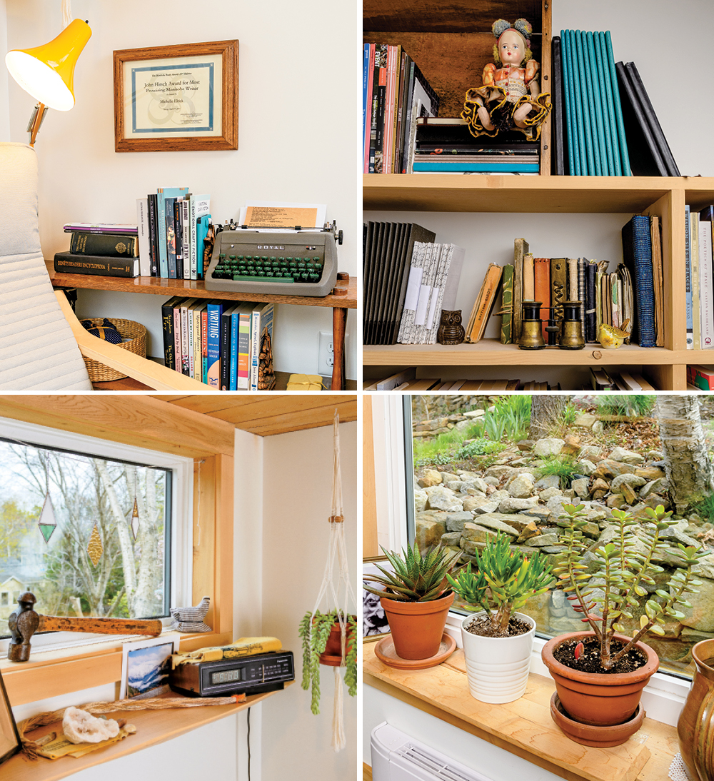 Writer Michelle Elrick's favourite things in her Nova Scotia backyard shed office.