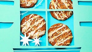 Kooky Biscuiterie's Glazed Gingerbread Cookies