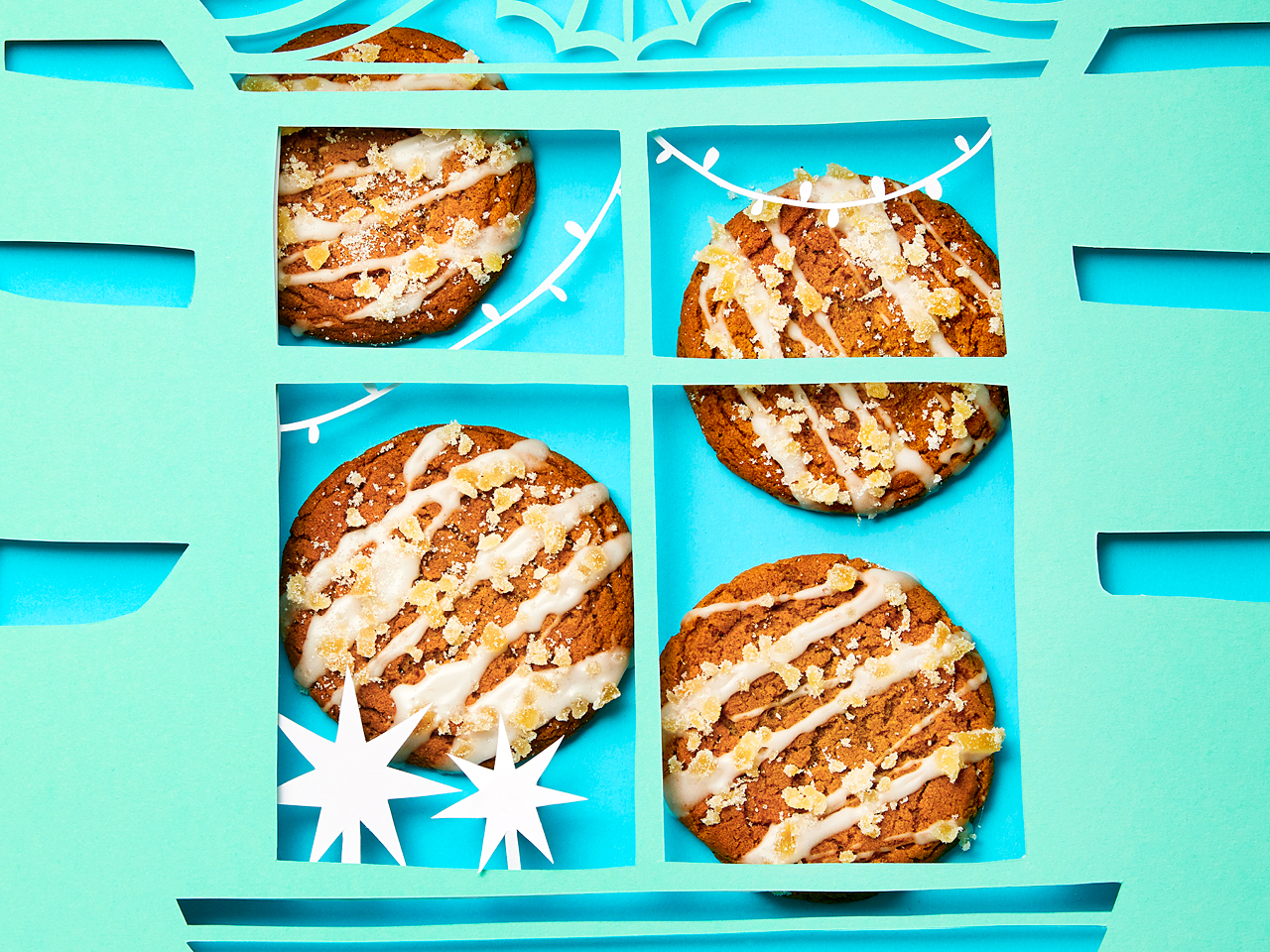 Kooky Biscuiterie’s Glazed Gingerbread Cookies
